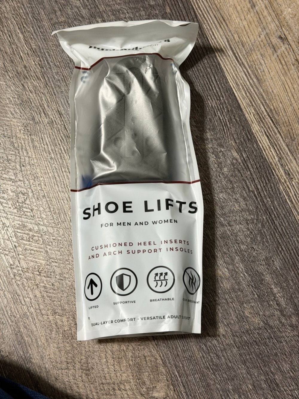 Shoe Lifts Cushioned Heel Inserts - Black
